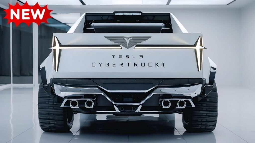 2026 Tesla Cybertruck First Look: Futuristic Pickup With New Tech, Features, Price & Range Explained