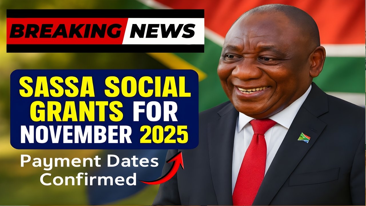 SASSA Grant Payments Arriving in November 2025 – Check How Much You’ll Get This Month