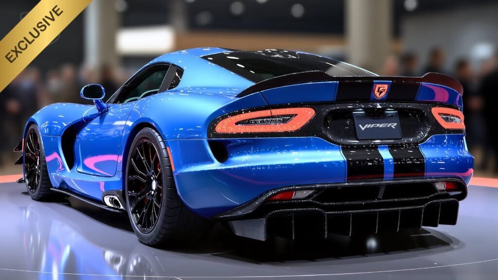 Dodge Viper ACR 2026 – Legendary Supercar Reborn with Unmatched Track Power