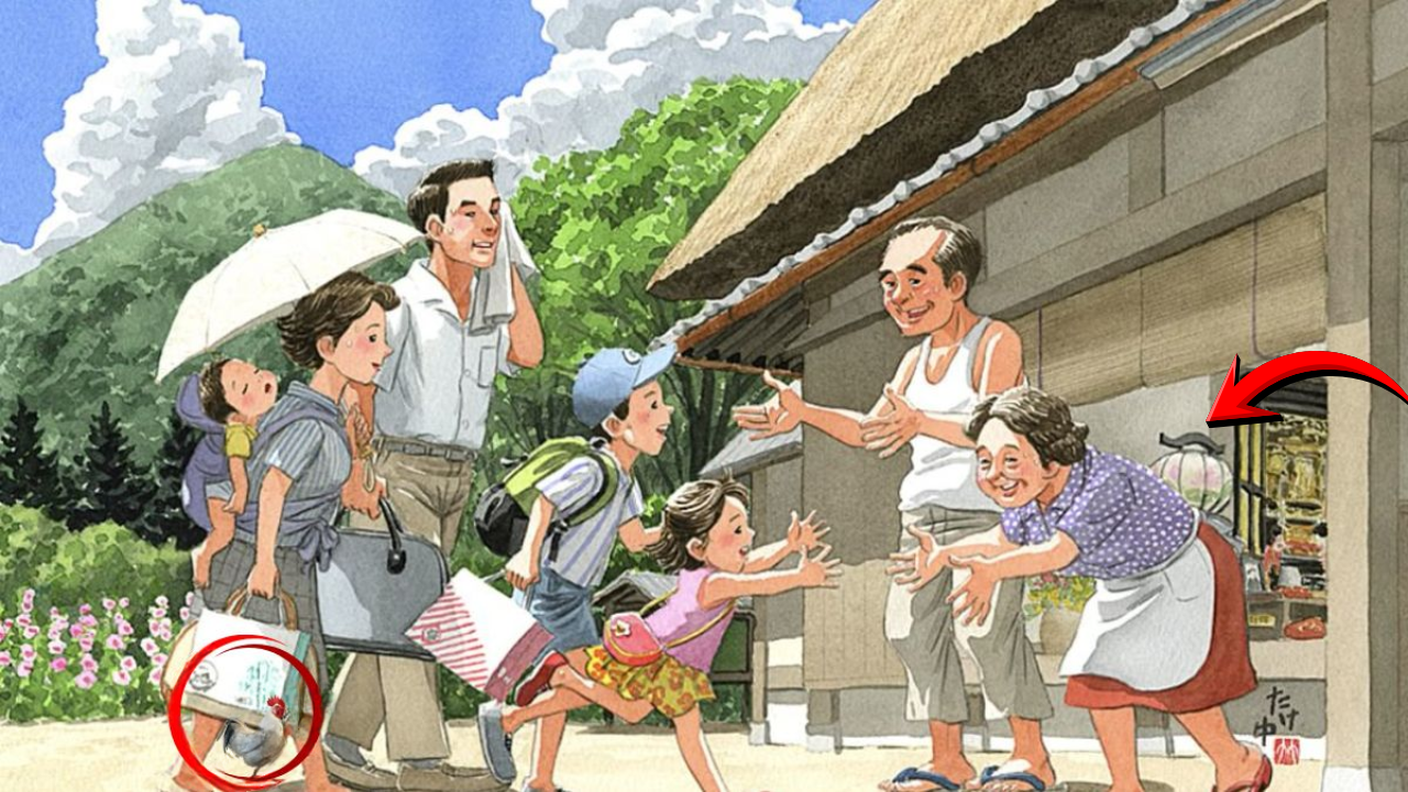 99% Miss the Hidden Rooster in This Busy Village Arrival Scene