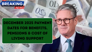 December 2025 Payment Dates for Benefits, Pensions & Cost of Living Support
