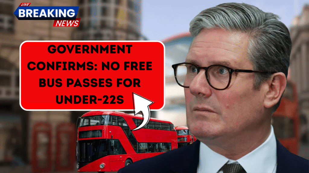 Government Confirms: No Free Bus Passes for Under-22s