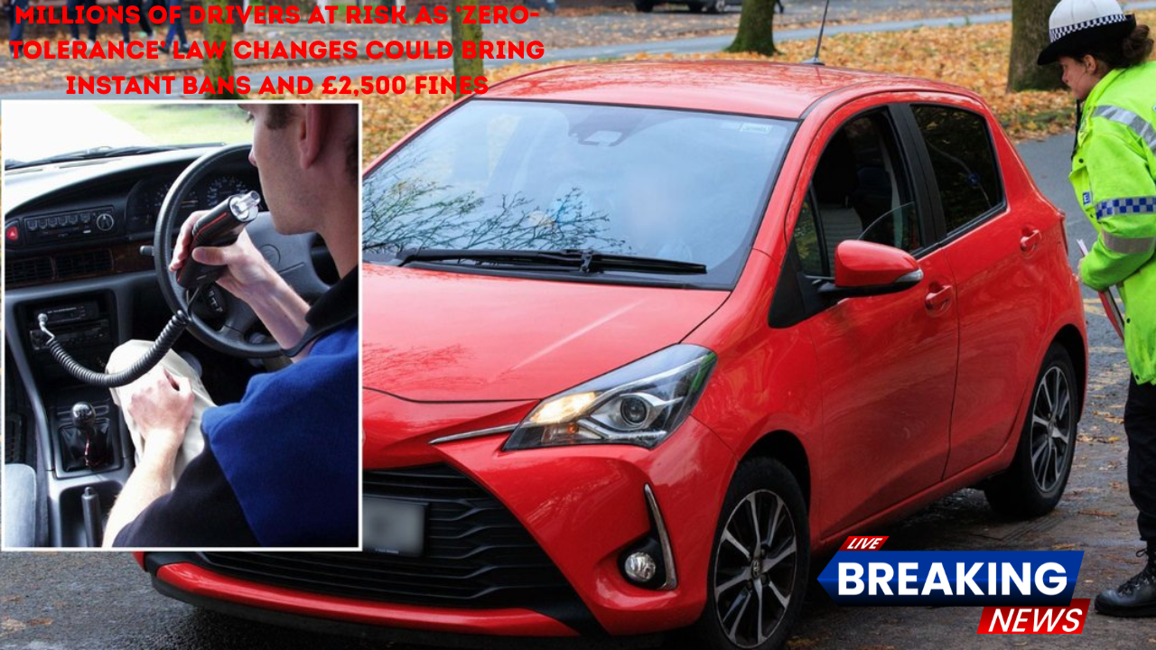 Millions of Drivers at Risk as ‘Zero-Tolerance’ Law Changes Could Bring Instant Bans and £2,500 Fines