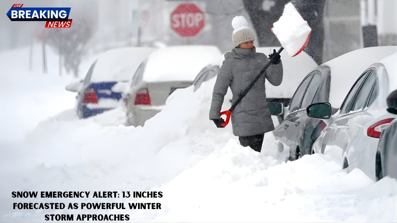 Snow Emergency Alert: 13 Inches Forecasted as Powerful Winter Storm Approaches